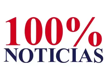 The logo of 100% Noticias