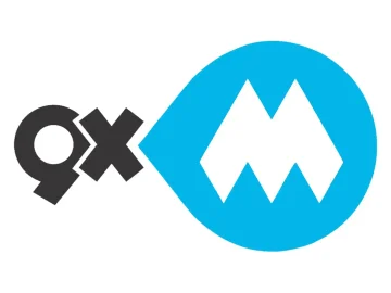 The logo of 9XM Music