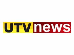The logo of UTV News