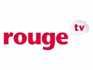 The logo of Rouge TV Pur Rock