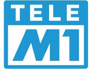 The logo of Tele M1
