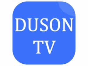 The logo of Duson TV
