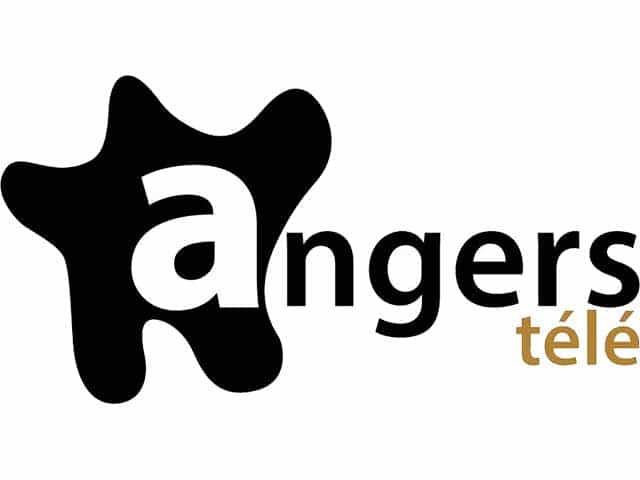 The logo of Angers Télé