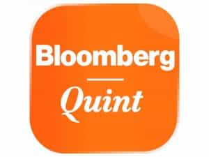 The logo of Bloomberg Quint