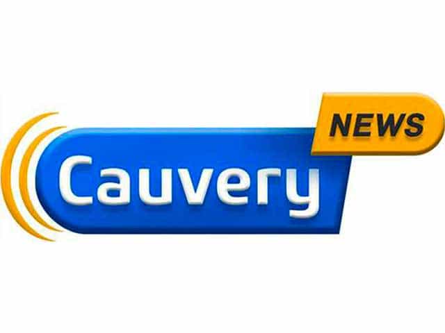 The logo of Cauvery News TV