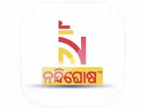 The logo of Nandighosha TV