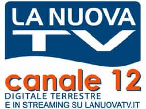 The logo of La Nuova TV