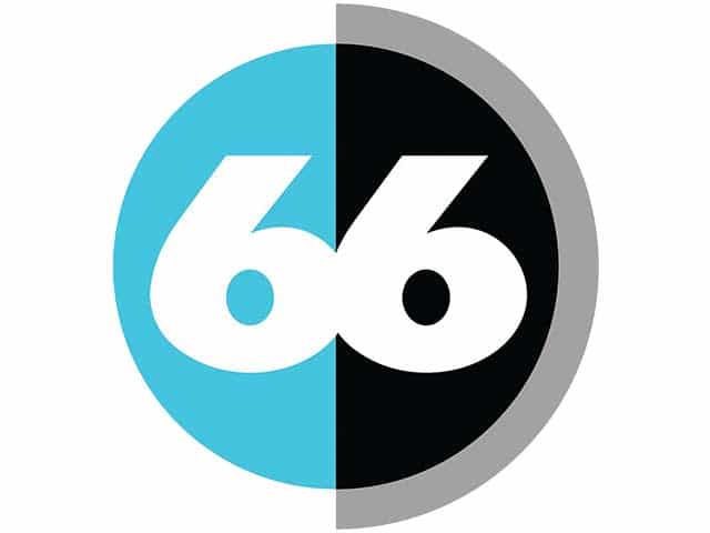 The logo of Canal 66