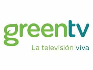 The logo of Green TV