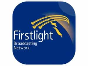 The logo of Firstlight TV