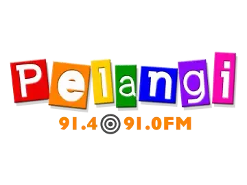 The logo of Pelangi FM