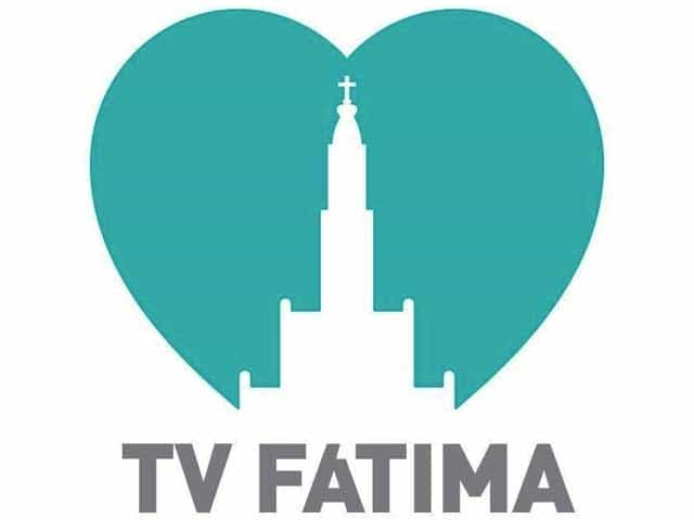 The logo of TV Fátima