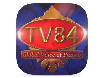 The logo of TV84 TV