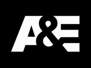 The logo of A&E HD