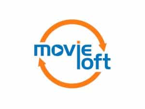 The logo of Movie Loft TV
