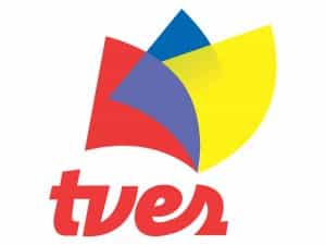 The logo of TVes